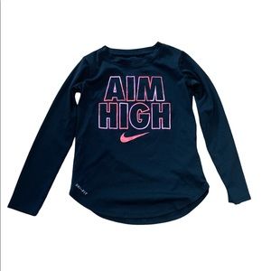 The Nike Tee kids long sleeve shirt size 6 (m)